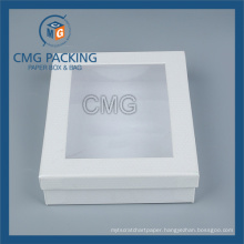 White Cardboard Box with Clear Window (DM-GPBB-097)